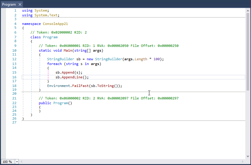 dnSpy code editing with IntelliSense support